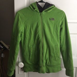 Reversible fleece North Face jacket